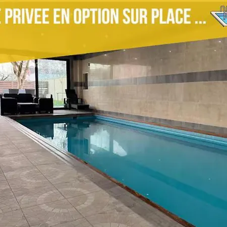 20min & 10 Guests & Pool Option 公寓 Coubron